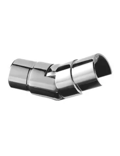 Conector ajust. ángulo 25-55° MOD 6302 316, para perfil U superior Ø42.