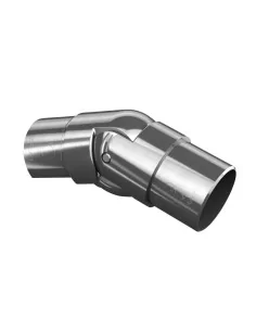 Conector, ajustable, tubo/tubo en perfil U, 0-70°, escalera, tubo Ø42,