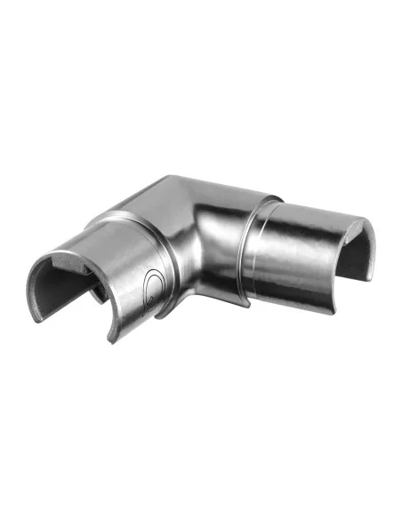 Conector, 90° horizontal, MOD 6333, 316, para tubo-marco vidrio Ø30 mm