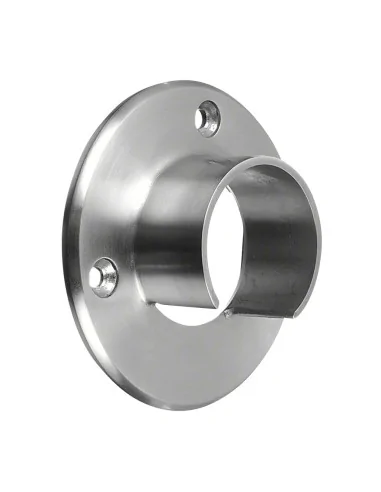 Base a muro para pasamanos, MOD 6505, 316, para perfil U superior Ø42.