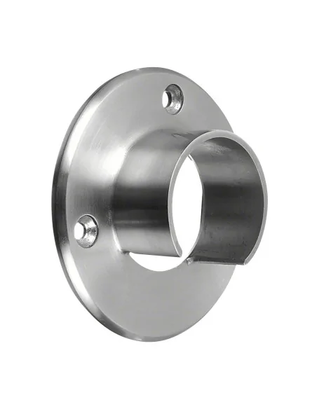 Base a muro para pasamanos, MOD 6505, 316, para perfil U superior Ø42.