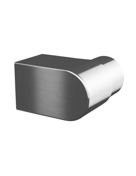 Base a muro, 90°, para tubo Ø33,7 x 2 mm, acero inoxidable 316, satina