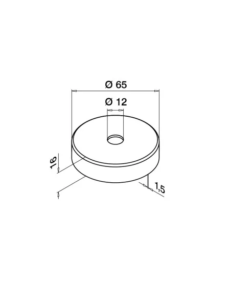 Embellecedor Ø65 MOD 0519 | Q-Railing | Barmet