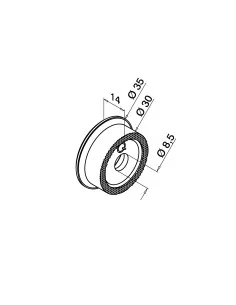 Adaptador pinza vidrio MOD 0723 | Q-Railing | Barmet 2