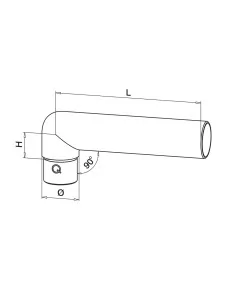 Conector esquina MOD 0306 inox | Q-Railing | Barmet 2
