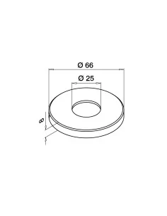 Embellecedor soporte pasamanos MOD 0126/0142 | Q-Railing | Barmet 2