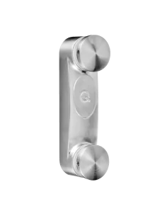 Adaptador para vidrio, H 200 mm, EG MOD 0762, 304, satinado | Q-Railin