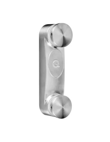 Adaptador para vidrio, H 200 mm, EG MOD 0762, 304, satinado | Q-Railin