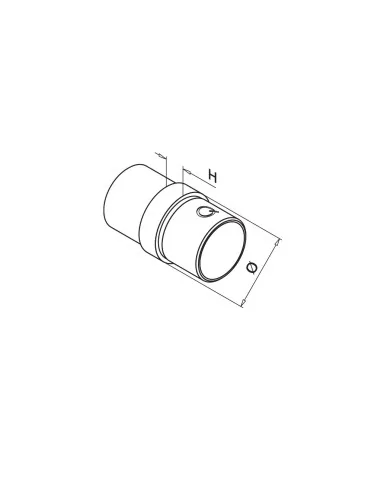 Conector entre varillas MOD 1790 304 12/16mm | Q-Railing | Barmet