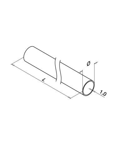 Varilla 12/16mm Q-line MOD 1900 304 | Q-Railing | Barmet
