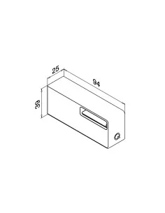 Soporte pasamanos pared MOD 4134 304 | Q-Railing | Barmet 2