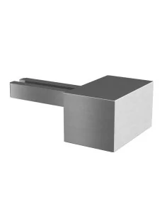 Soporte de pared para pasamanos, MOD 6508, alu, para pasamanos 40 x 40