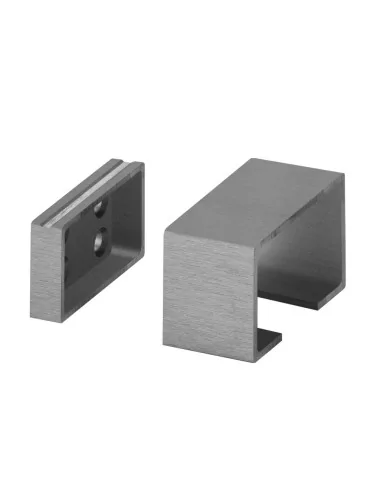 Soporte de pared para pasamanos, MOD 6545, alu, para pasamanos 65 x 40