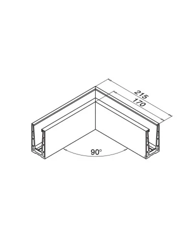 Perfil de suelo, Easy Glass Up, mont. lateral, satinado | Q-Railing | B