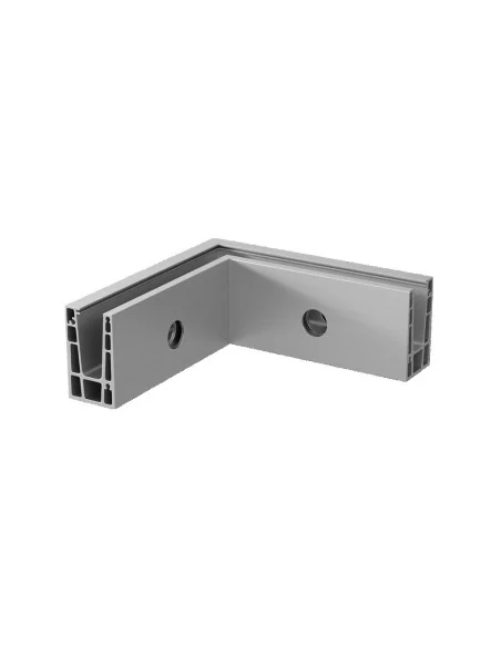 Perfil de suelo, Easy Glass Up, mont. superior, satinado | Q-Railing | 