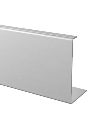Perfil de suelo, Easy Glass Up, mont. superior, aluminio pulido, anodiz
