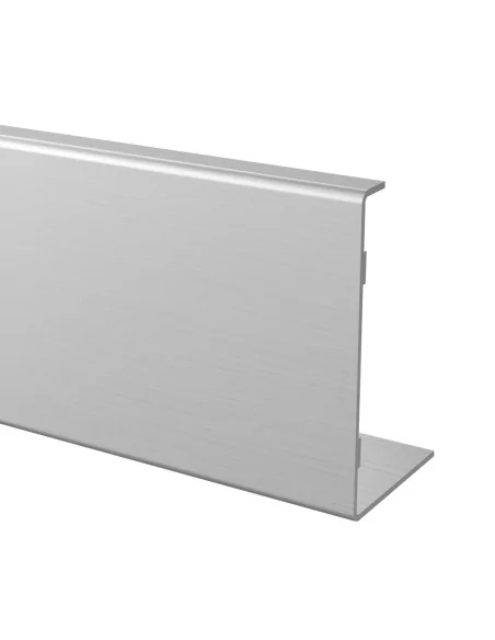 Perfil de suelo, Easy Glass Up, mont. superior, aluminio pulido, anodiz