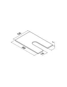 Perfil de suelo, Easy Glass Up, mont. superior, negro, anodizado | Q-Ra 2