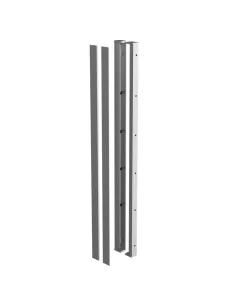 Set de perfiles, Easy Glass View, altura: 2x 1100 mm, con agujeros pre