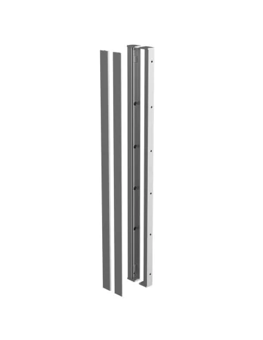 Set de perfiles, Easy Glass View, altura: 2x 1100 mm, con agujeros pre