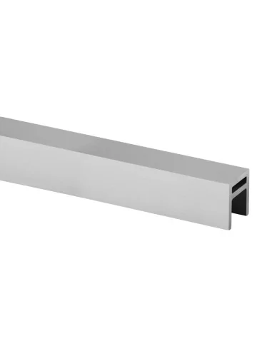 Pasamanos, Easy Glass, MOD 6911, alu, 33 x 39 mm, longitud: 5000 mm, a