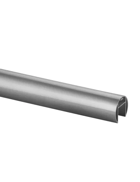 Pasamanos, Easy Glass, MOD 6920, alu, 42.4 mm, longitud: 5000 mm, acab