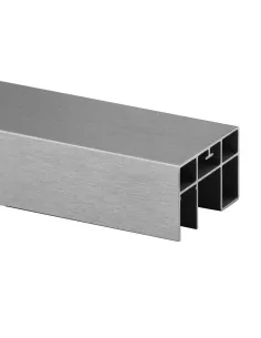 Tubo en perfil U, Linear Light 65x40x1,5mm, L 5000 mm, U 24x24 mm
