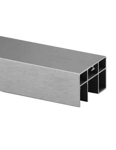 Tubo en perfil U, Linear Light 65x40x1,5mm, L 5000 mm, U 24x24 mm