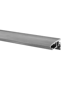 Perfil de cierre chapas metal., Easy Glass, longitud: 5000 mm, medida