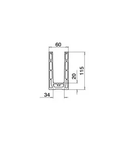 Esquinero para perfil, Smart, MOD 8211, alu, esquina interior y exteri 2