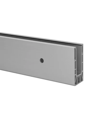 Perfil para suelo, Smart, MOD 8230, alu, longitud: 5000 mm, con agujer