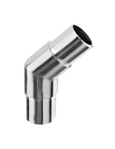 Conector en ángulo 45° MOD 0300 acero inoxidable 304 pasamanos Ø42.4mm