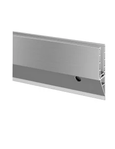 Perfil para suelo, EG Pro Y, m. lateral, longitud: 5000 mm, con agujeros pretaladrados, aluminio, acabado en bruto