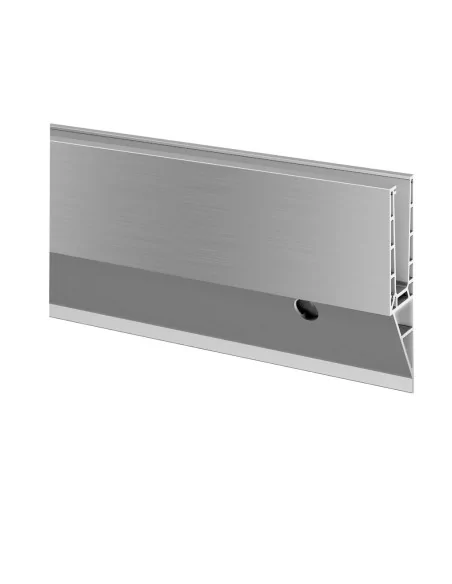 Perfil para suelo, EG Pro Y, m. lateral, longitud: 5000 mm, con agujeros pretaladrados, aluminio, acabado en bruto