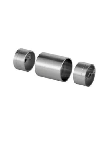 Conector de acero inoxidable de tubo redondo de madera para pasamanos