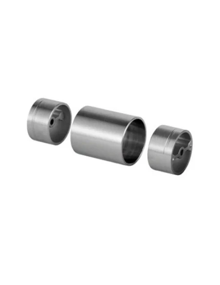 Conector de acero inoxidable de tubo redondo de madera para pasamanos