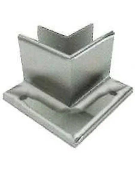 Soporte esquinero Glass U Base fijación externa - Barmet