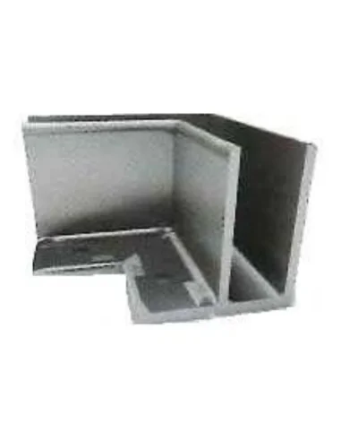 Soporte esquinero Glass U Base fijación interna - Barmet