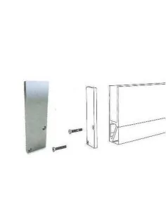 Tapa de cierre lateral Barandilla Glass U - Barmet