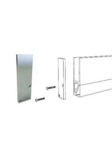 Tapa de cierre lateral Barandilla Glass U - Barmet