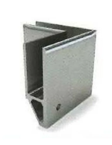 Soporte esquinero Glass U Base externa lateral - Barmet