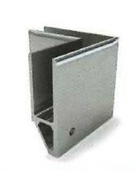Soporte esquinero Glass U Base externa lateral - Barmet
