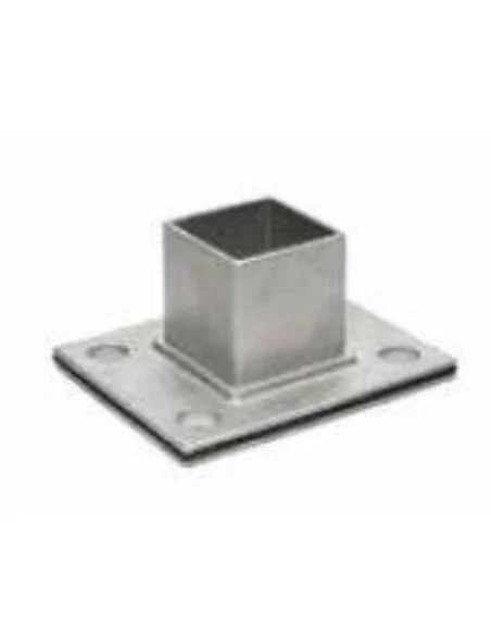 Placa de anclaje BS-10 para pletina de 40X40mm AISI 316