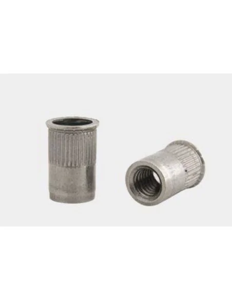 Tuerca remachable modelo BR-2011 acero inoxidable para poste.
