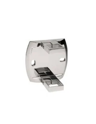 Soporte lateral para poste de barandilla en acero inoxidable