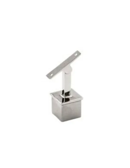 Soporte ajustable para unión de poste de barandillas de acero inoxidable y pasamanos cuadrado o rectangular