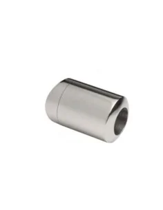 Soporte fijo para poste de barandilla de acero inoxidable redondo y tubo transversal redondo