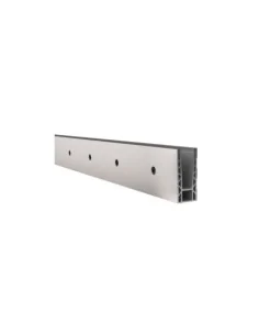 Perfil de suelo montaje lateral para sistema de barandilla de vidrio GlassFit SV-1402