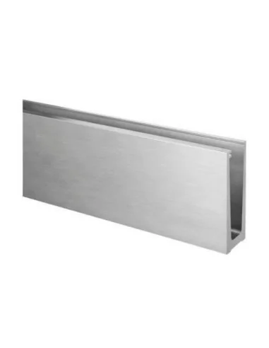 Perfil suelo, Easy Glass Slim, montaje superior(bruto)