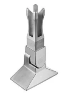 Base de suelo para poste de acero inoxidable